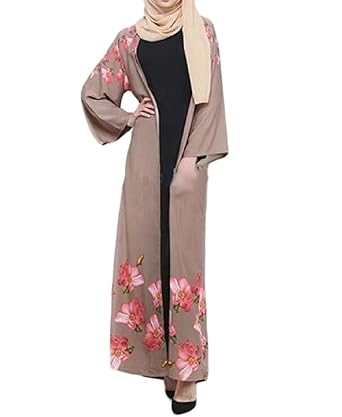 Comfy Women Gowns Kaftans Muslim Islamic Floor Length