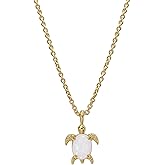 Lit Wall Gold Pendant Necklace for Women 18K Gold Plated Dainty Gold Necklace for Women, Jewelry Gift for Her