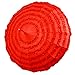 Kung Fu Smith Women Vintage Polka Dots Travel Stick Rain Pagoda Parasol Umbrella (Red Lace)