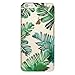 iPhone 7 Case,Eouine Green Plants Ultra Slim Premium TPU Case Gel Rubber Soft Skin Silicone Protective Back Cover for Apple iPhone 7, 2th Pattern Leaves