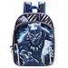 Black Panther Backpack Combo Set - Marvel Black Panther 3D Molded Backpack & Lunch Box (2 Piece Set)