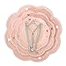 Jusalpha 3-tier Pink Ceramic Cake Stand/Cupcake Stand/Dessert Stand/Tea Party Pastry Serving Platter/Food Display, Stand, Comes In a Gift Box- Free Sugar Tong, Pink