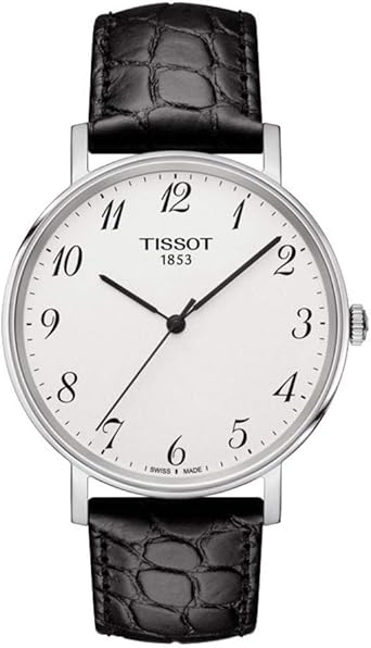 Tissot Reloj Analógico para Unisex Adultos de Cuarzo con Correa en Cuero T1094101603200