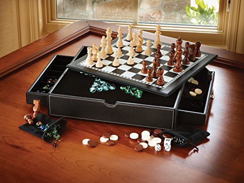 Mainstreet Classics Broadway 5-in-1 Combo Board Game Set