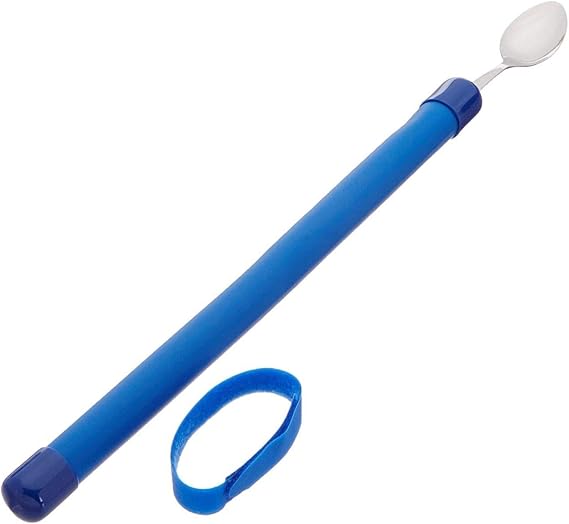 Sammons Preston Flexible Teaspoon with Foam Handle, Bendable Spoon with