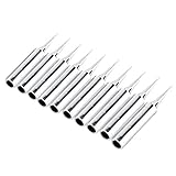 10Pcs 900M-T-I Copper Base Lead-free Electroplated Iron and Nickel Replaceable Solder Iron Tips Low temperature Soldering Station Tool Shape I