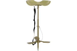 AVIAN-X Ergo Ultimate Marsh Seat for Waterfowl Hunting - Ergonomic Lightweight Durable Solid Stable Adjustable Rotating Supportive Pressure-Relieving Stool with Carry Sling