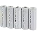 5pk Li-FePO4 Size 14430 Rechargeable 3.2V 400mAh Batteries For Solar Lights Garden Lights, Security System Panels, LED Flashlights FAST USA SHIPPING