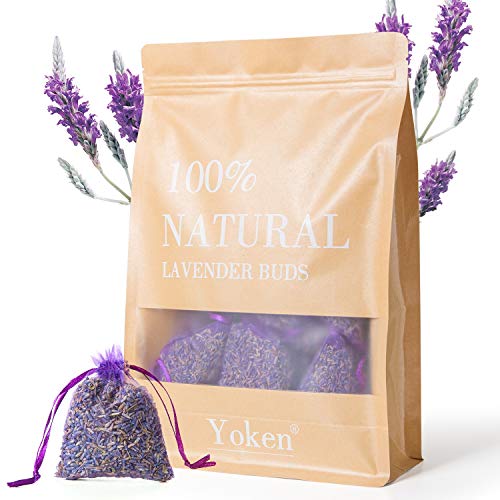 Yoken Natural Lavender Sachets Scented Sachets for Drawers and Closet