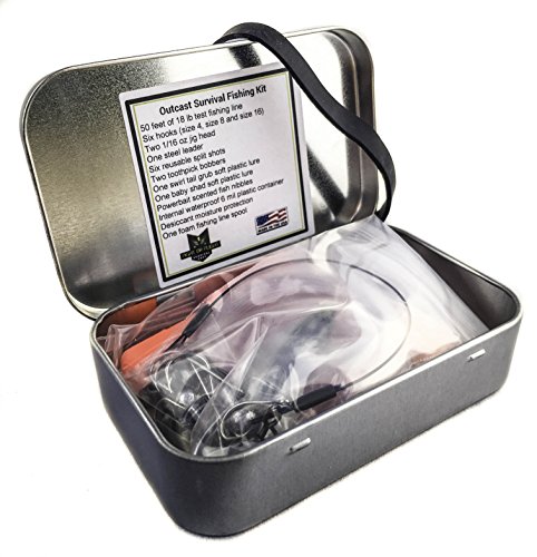 Outcast survival fishing kit - rugged, compact and made…