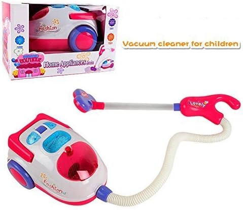 YOOMUN Kids Vacuum Cleaner - Pretend Play Housekeeping Clean up Toy Vacuum Cleaner with Real Suction - For kids Ages 3 and Up - Perfect for Little Girls,Home Appliance Toy Gifts to Children