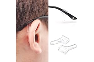 iGeyzoe 25 Pairs Eyeglasses Ear Grip Ear Hooks, Anti-Slip Holder Eyeglasses Stoppers Temple Tips Sleeve Retainer Eyewear Retainers Spectacle Stay For Eyeglasses, Sunglasses, Reading Glasses