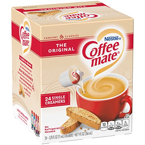 COFFEE-MATE COFFEE CREAMER LIQUID SINGLES, ORIGINAL, 24 COUNT (PACK OF 4)