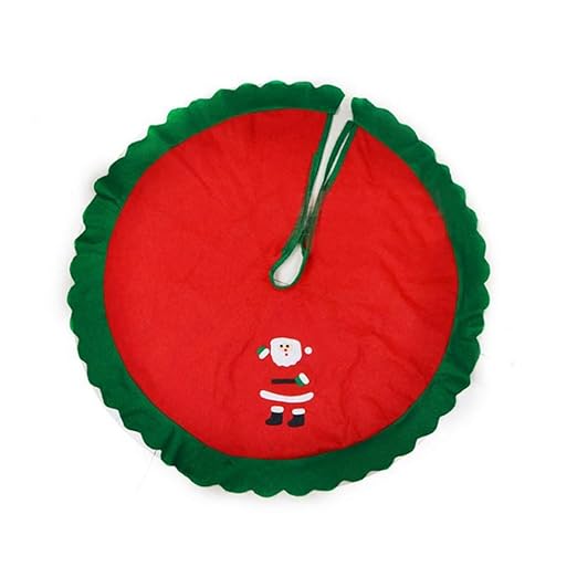 Sunlera Fiesta de Navidad /&aacute;rbol de Navidad 60cm Blanca Faldas Base de la Estera del Piso de la Cubierta A/&ntilde;o Nuevo la decoraci/&oacute;n del hogar de la Alfombra