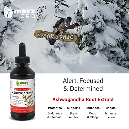Maxx Herb Ashwagandha Extract Max Strength, Ashwagandha Liquid