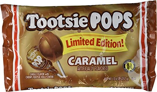 Tootsie Pops Limited Edition Caramel Pops 12.6oz (6-Pack)