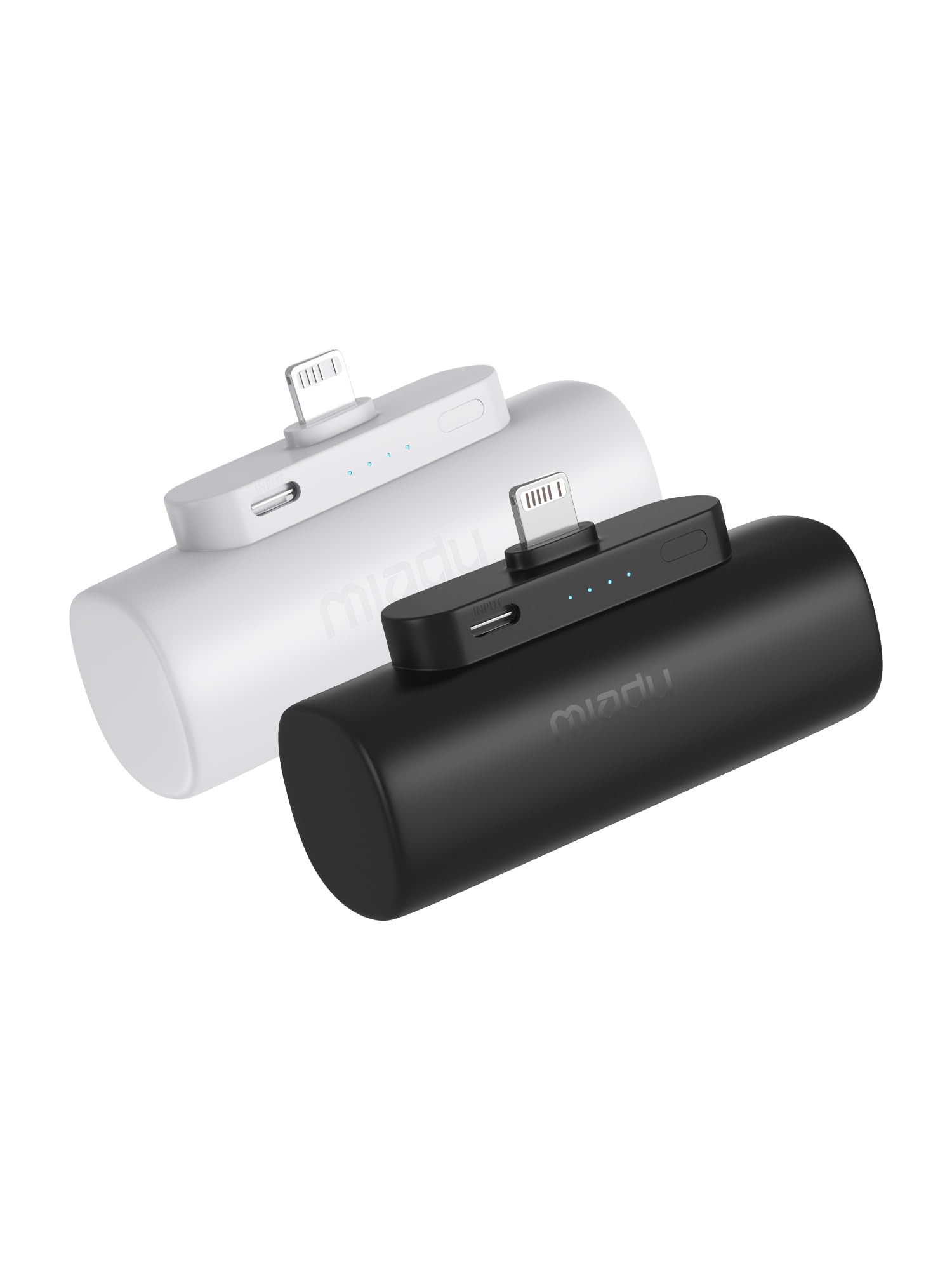 Miady 5000mAh Mini Powerbank für iPhone, klein Aber stark Externe Handyakku