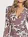 Milumia Women's Vintage Floral Print Split Wrap Dress Multicoloured X-Large