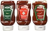 Heinz Spicy Ketchup Lovers Variety Pack: Sriracha, Jalapeno, & Spicy