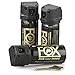 Fox Labs 5,300,000 SHU UV Marking Pepper Spray, 1.5 Ounce, Flip-Top Safety Cap, Black, 4 inches High x 1.375 inches Diameter