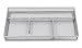 EasyPAG Mesh Desk Collection Drawer Organizer,10 x 5.25 x 1.25 inch Silver