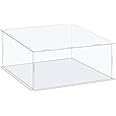 MECCANIXITY Acrylic Display Case Box Clear Dustproof Protection Showcase 12.2x12.2x6.3 Inch for Collectibles Display