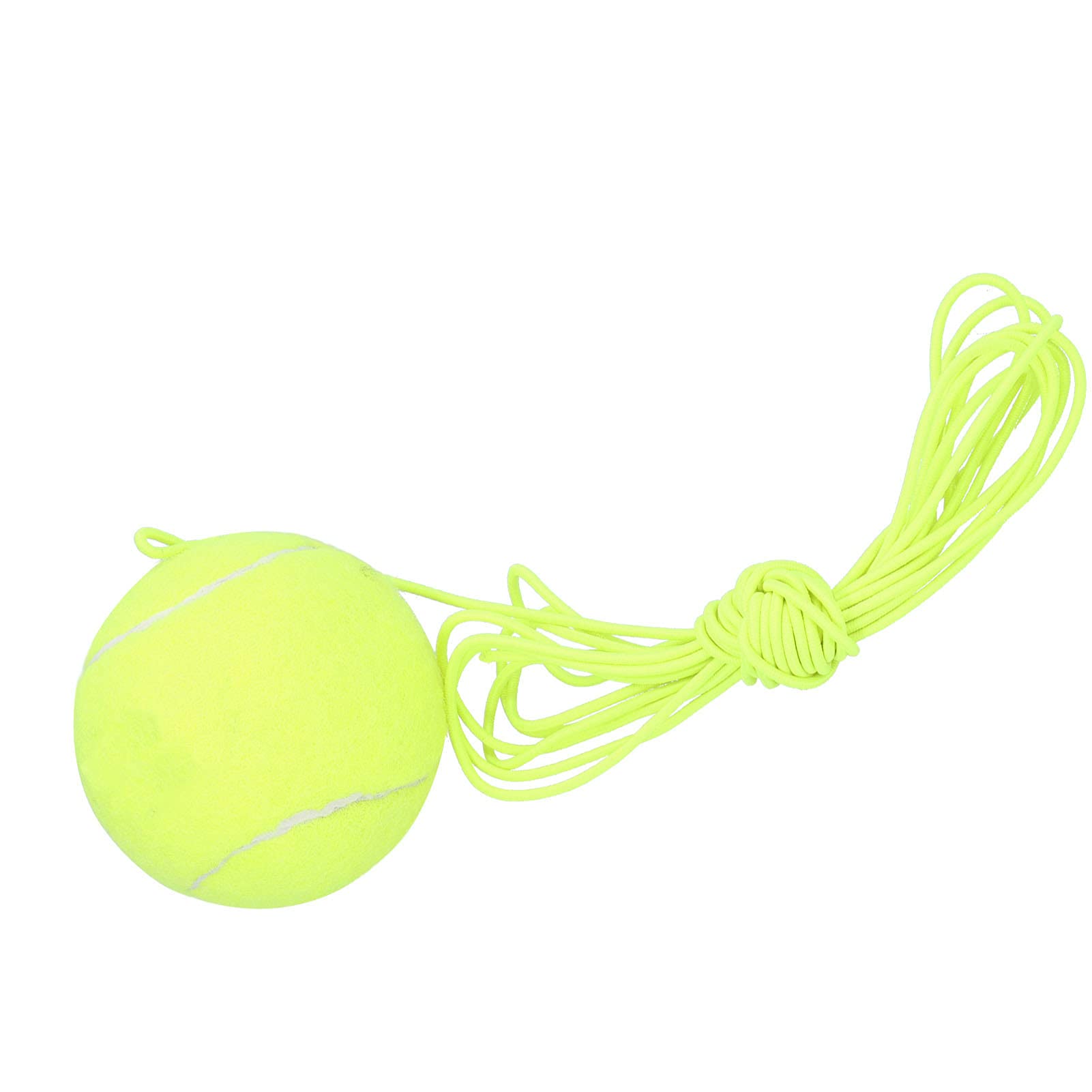 CHICIRIS Tennis Ball with String, Tennis Practice Tool Elastic Rope Tennis Ball for Tennis/basketball Courts for Driveways