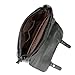 Zebella Vintage Pu Leather Briefcase Shoulder Business Laptop Messenger Bags Tote for Men - Black