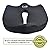 CareU(TM) Coccyx Orthopedic Portable Comfort Memory Foam Seat Cushion with Non Slip Cover- Helps Relieve Kyphotic, Hip and Sciatica Pain (Standard Size 17.7x15 Inch)