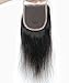 Mike & Mary® Brazilian Straight Hair Weaves with Lace Closure Free Part Virgin Remy Cheap Human Hair Bundles Natural Color, Brazilian Hair 3 Bundles with Closure (12 14 16+12 inch closure)