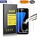 Samsung Galaxy S7 Edge Screen Protector [2 Pack] Alfort 3D Tempered Glass Film for Galaxy S7 Edge 0.26mm 9H Anti-Fingerprints Bubble-Free High Sensitive Clarity Crystal