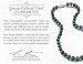 The Pearl Source 7.0-7.5mm Black Akoya Japanese Pearl Necklace for Women - 14k Gold Pearl Strand Necklace | 18in Long Pearl Necklace with Genuine Cultured Pearls