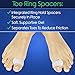 ViveSole Bunion Corrector For Women and Relief Kit (11 Pcs)-Protector Sleeve for Hammer Toe & Foot Pain-Orthopedic Spacer Brace Guard-Hallux Valgus Splint, Big Joint Straightener & Separator Treatment