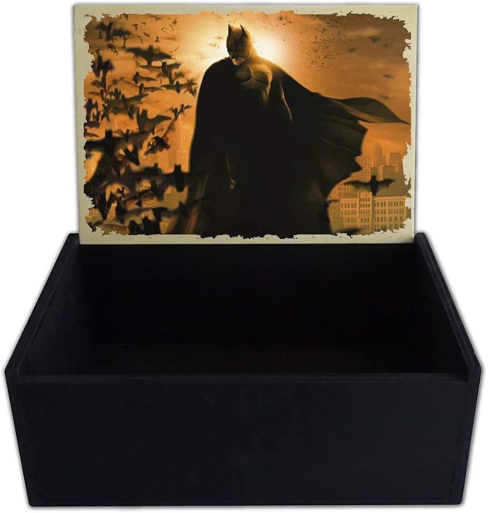Capricci Italiani - Caja Porta Objetos de Madera Batman: Amazon.es: Joyería