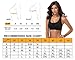 MIRITY Women Racerback Sports Bras - High Impact Workout Gym Activewear Bra Pack of 3 Color Black Grey Blue Size XL