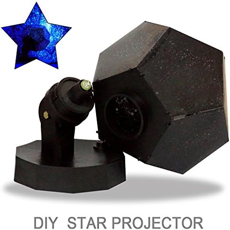 Star Night Light Projector with 5 Colors LED Light Bulbs,Multi Color Changes Romantic Cosmos DIY Star Sky Moon Sleep Night Light Lamp In Bedroom Living room for Baby Kids Adults Nursery