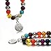 17 MILE 7 Chakra Healing Natural Colorful Stone Yoga Gemstone Bracelet Tree of Life Charm Gifts for Women and Girls