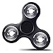 easyDecor EDC Tri Fidget Spinner Hand Toy Stress Reducer Focus Toy Relieves Boredom Guarantee 3 min + Spin Time(Black)