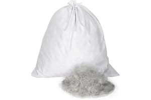 East Coast Bedding Goose Down Feather Stuffing & Fill, Pillow Filling, Repair, Restuff, Fluff for Couch Cushions, Comforters, Jackets, Bedding Products, 25/75 Blend, 5 Lbs