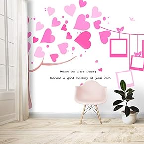 Wall Mural Cute Prints Lovely Pattern Removable Self-Adhesive Large Wallpaper - 66x96 inches