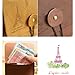 Buytra New Retro Romantic Tower Suede Leather Nostalgic Wallet Key Coin Bag Pouch Purse