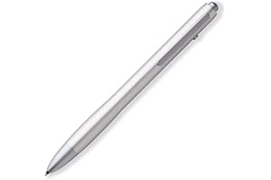 Staedtler Multi Function Avant Grade Cool Silver, Red Ink Ballpoint Pen Plus 0.5mm Mechanical Pencil (927AG-S)