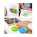 Multi-function Silicone Sponge Brush,Most Helpful Kitchen Essential Dishwashing Gadgets,with Soft Bristles Easy to Clean Dishes,Fruits,Vegetables,Even be Mat for Hot Things 3 Packs