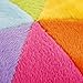 SHILOH Soft Plush Stuffed Rainbow Ball with Gentle Rattle - First Ball for Baby