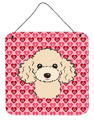 Caroline's Treasures BB5328DS66 Buff Poodle Wall or Door Hanging Prints Aluminu…