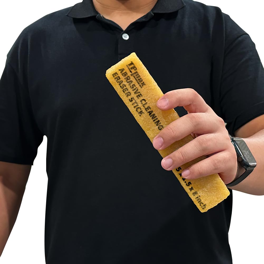 Photo 1 of 1-1/2 x 1-1/2 x 8" Inch Abrasive Cleaning Eraser Stick - Ideal for Revitalizing Abrasive Sanding Belts, Sanding Discs, Rough Tape and Shoe - Crafted from Natural Rubber for Effective Cleaning