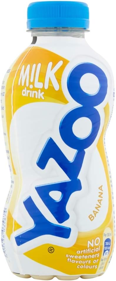 YAZOO Banana Milkshake Milk Drink, High in Protein & Calcium, 300 ml (Pack of 12) - Image 4