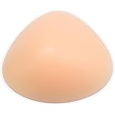 BELAPEACH Silicone Breast Form Mastectomy Prosthesis Triangle Concave Bra Enhancer Insert, One Piece