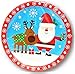 Christmas Santa Claus Paper Plates And Napkins Service For 36