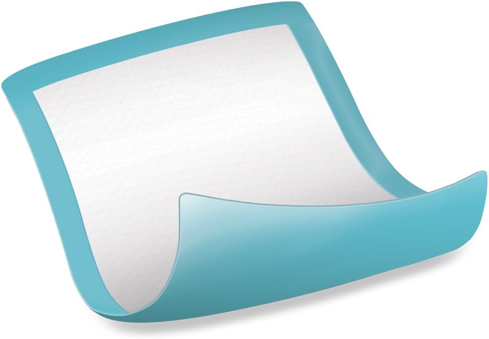UltraBlok Disposable Incontinence Underpads for Bed + Furniture, White/Blue, Large 23" x 36", 20 CT: Health & Personal Care